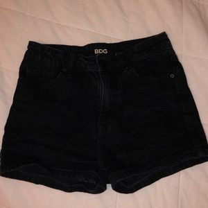 Black BDG jean shorts